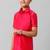 Pink plain shirt regular fit boys-shirts