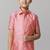 Pink solid short sleeve shirt - boys shirts