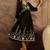 floral embroidered fit & flare dress
