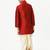 Red silk blend kurta solid boys kurta-pyjama