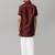 Maroon silk blend shirt casual boys-shirts