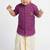 Purple shirt cotton blend shirt boys shirts