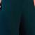 teal blue floral printed v-neck straight kurta with trousers and dupatta