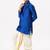 Blue silk blend long sleeve kurta - boys kurta pyjama
