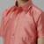 Pink shirt silk blend dhoti - boys