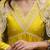embroidered v-neck kurta & trousers with dupatta