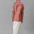 Pink shirt silk blend dhoti - boys