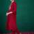 zari & sequence embroidered  round neck kurta with trousers & dupatta