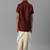 Maroon shirt - polyester - shirt - boys shirts