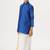 Blue silk blend kurta veshti - boys dhoti kurta