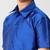 Blue solid cotton short sleeve shirt - boys