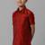 Maroon plain cotton short sleeve shirt - boys shirts