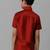 Maroon plain cotton short sleeve shirt - boys shirts