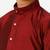Maroon silk blend kurta with jari dhoti set