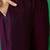 purple embroidered empire anarkali kurta with trousers & dupatta