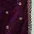 purple embroidered empire anarkali kurta with trousers & dupatta