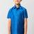 Blue plain cotton shirt - boys shirts