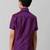 Violet plain cotton regular fit boys shirts