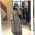 Beige colour embroidered faux georgette kurti palazzo set with dupatta