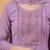 zari sequence mirror-work embroidered round neck kurta & trousers with dupatta