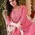 embroidered a-line kurta with trouser & dupatta