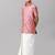 Pink plain silk blend shirt - boys shirts