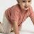 Peach embroidered cotton blend shirt - boys-shirts
