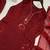 Maroon colour mal chanderi mirror work kurta palazzo set with organza dupatta