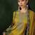 paisley embroidered regular kurta with trousers & dupatta