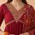 embroidered v-neck kurta & trousers with dupatta