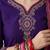 embroidered sweetheart neck kurta & trousers with dupatta