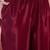 maroon floral yoke design sequinned straight kurta with trousers and dupatta