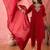 embroidered v-neck  kurta sets