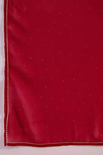embroidered v-neck  kurta sets
