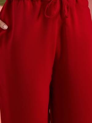 embroidered v-neck  kurta sets 5