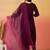 floral zari embroidered notch neck straight kurta with trousers & dupatta