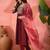 floral embroidered round neck sequinned straight kurta with trousers and dupatta