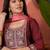 women ethnic motifs embroidered kurta with trousers & dupatta