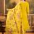 thread zari sequence embroidered kurta with trousers & dupatta