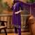 ethnic motifs embroidered v-neck sequinned straight kurta with trousers & dupatta