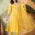 embroidered  round neck kurta & trousers with dupatta