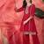 zari sequence thread cording embroidered kurta with trousers & dupatta