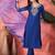 women embroidered zari mirror work kurta pant with dupatta set