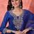 women embroidered zari mirror work kurta pant with dupatta set