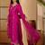zari sequence thread  embroidery kurta with trousers & dupatta