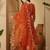 women floral embroidered regular thread work kurta with trousers & with dupatta