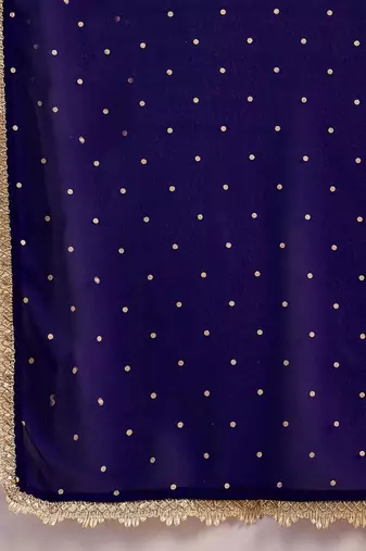 women ethnic motifs printed panelled gotta patti kurta sets
