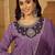 women ethnic motifs embroidered panelled zari kurta with trousers & dupatta