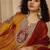 zari sequence thread embroidered a-line kurta with trouser & dupatta