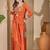 zari sequence thread work crop top & pleated skirt with shrug co-ords